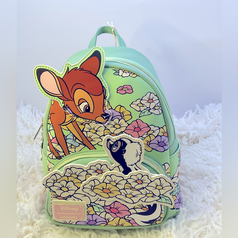 Loungefly Disney Bambi And Flower Springtime Mini Backpack Exclusive